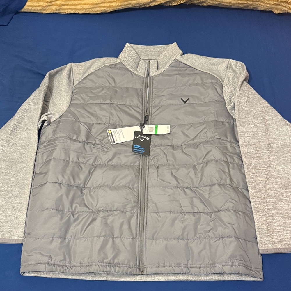 Callaway Men's Two-Tone Gray Puffer Jacket